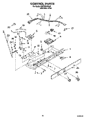 CONTROL PARTS Diagram and Parts List for GD5YHAXNL01  Whirlpool Refrigerator