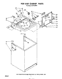 TOP AND CABINET , NOT ILLUSTRATED AND OPTIONAL Diagram and Parts List for LA6400XPW4  Whirlpool Washer