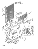 UNIT Diagram and Parts List for ET18OKXWW00  Whirlpool Refrigerator