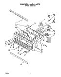 CONTROL PANEL, LIT/OPTIONAL Diagram and Parts List for KEBS277XBL3  KitchenAid Wall Oven