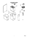 ACCESSORY Diagram and Parts List for KUCC151T3  KitchenAid Trash Compactor