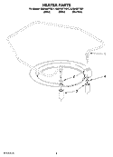 HEATER PARTS Diagram and Parts List for KUDK03FTSS1  KitchenAid Dishwasher