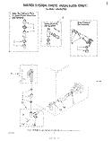 WATER SYSTEM Diagram and Parts List for LA5380XPW1  Whirlpool Washer