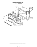 FREEZER DOOR Diagram and Parts List for ET18XMXSW00  Whirlpool Refrigerator