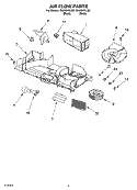 Part Location Diagram of 8184136 Whirlpool SUPPORT