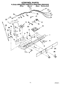 CONTROL Diagram and Parts List for GS6SHAXKB02  Whirlpool Refrigerator