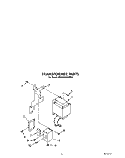 TRANSFORMER Diagram and Parts List for 6ED25DQXVW00  Whirlpool Refrigerator