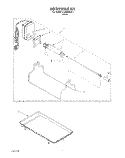 ROTISSERIE KIT, GRIDDLE Diagram and Parts List for SC8900EXB1  Whirlpool Cooktop