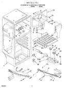 LINER, LIT/OPTIONAL Diagram and Parts List for RT14HDYGW00  Roper Refrigerator