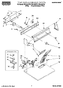 SECTION Diagram and Parts List for REL4632BL2  Roper Dryer