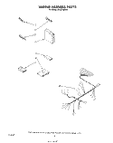 WIRING HARNESS Diagram and Parts List for DU3016XR0  Whirlpool Dishwasher
