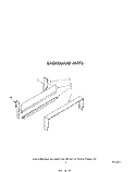 BACKGUARD Diagram and Parts List for SF010ESRW2  Whirlpool Range