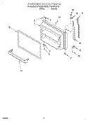 FREEZER DOOR, OPTIONAL Diagram and Parts List for KTRS19KJBT01  KitchenAid Refrigerator