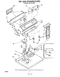 TOP AND CONSOLE , LIT/OPTIONAL Diagram and Parts List for LG5751XKW0  Whirlpool Dryer