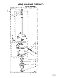 BRAKE AND DRIVE TUBE Diagram and Parts List for TAWL650AW0  Estate Washer