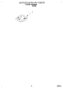 MISCELLANEOUS, LIT/OPTIONAL Diagram and Parts List for DU4000XB1  Whirlpool Dishwasher