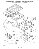 COMPARTMENT SEPARATOR AND CONTROL Diagram and Parts List for ET14JKXMWR0  Whirlpool Refrigerator