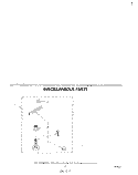 MISCELLANEOUS Diagram and Parts List for LA5430XMW0  Whirlpool Washer