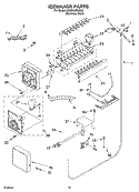 Part Location Diagram of 2220871 Whirlpool PANEL-DECO