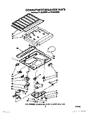 COMPARTMENT SEPARATOR Diagram and Parts List for ET12LKLWN01  Whirlpool Refrigerator