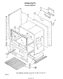 OVEN , LIT/OPTIONAL Diagram and Parts List for SF302BSKN0  Whirlpool Range