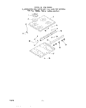 BURNER Diagram and Parts List for 1433W1A  Roper Range