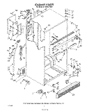 Part Location Diagram of 1116611 Whirlpool Insert, Air Baffle