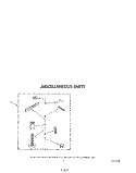 MISCELLANEOUS Diagram and Parts List for KAWE742WWH0  KitchenAid Washer