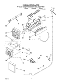 Part Location Diagram of WP2188542 Whirlpool Ice Maker and Water Dispenser Dual Inlet Valve