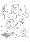 SECTION Diagram and Parts List for LGT7848AZ0  Whirlpool Dryer