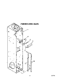 FREEZER LINER Diagram and Parts List for KSSS48MWX00  KitchenAid Refrigerator