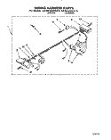 WIRING HARNESS Diagram and Parts List for KAWE460WAL3  KitchenAid Washer