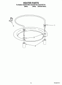 HEATER PARTS Diagram and Parts List for GU2275XTVQ0  Whirlpool Dishwasher