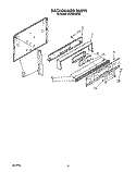 Part Location Diagram of 4362993 Whirlpool PANEL-BKGD