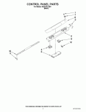 Part Location Diagram of WPW10178993 Whirlpool Touchpad