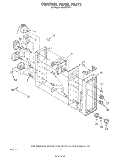 CONTROL PANEL Diagram and Parts List for RE963PXPT1  Whirlpool Range