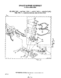694670 BURNER Diagram and Parts List for LG5651XMW0  Whirlpool Dryer