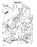 Part Location Diagram of 4319401 Whirlpool Panel, Rear