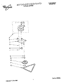 MOTOR AND DRIVE, LITERATURE Diagram and Parts List for AMB7552  Whirlpool Trash Compactor