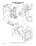 DISPENSER FRONT Diagram and Parts List for ED22MMXRWR2  Whirlpool Refrigerator