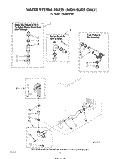WATER SYSTEM Diagram and Parts List for LA6380XPW1  Whirlpool Washer