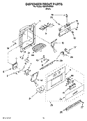 Part Location Diagram of 2266918B Whirlpool TRIM-DISPR