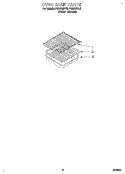 OVEN RACK, LITERATURE Diagram and Parts List for FGS385BL2  Roper Range