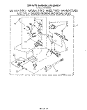 3391670 BURNER Diagram and Parts List for LT7100XVN0  Whirlpool Washer Dryer Combo
