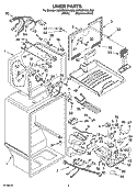 Part Location Diagram of 2254379 Whirlpool SHROUD