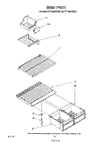 SHELF Diagram and Parts List for ET18JMYSG02  Whirlpool Refrigerator