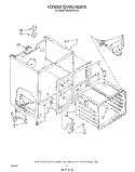LOWER OVEN Diagram and Parts List for RE960PXVN3  Whirlpool Range