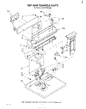 SECTION Diagram and Parts List for 3LE5710XKW0  Whirlpool Dryer