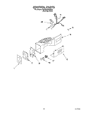 CONTROL PARTS Diagram and Parts List for KSCS25FKSS00  KitchenAid Refrigerator
