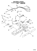 CONTROL Diagram and Parts List for 6GD25DCXHS01  Whirlpool Refrigerator